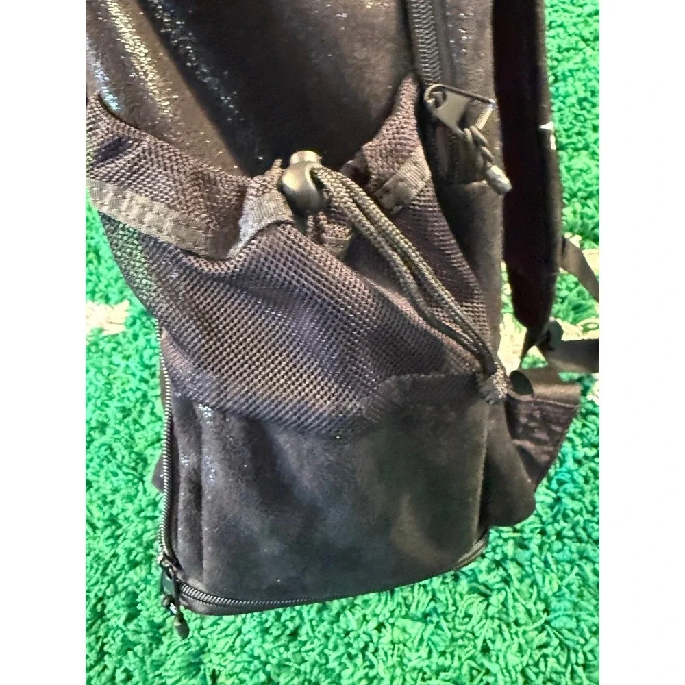 Rebel Athletic Backpack Girls OS Black Excellent Sharpen Up Rhinestone Cheer Bag